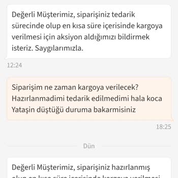 Trendyol Ve Yataş’tan Teslim Edilmemiş Yatak Siparişim İçin Açık Çözüm Talebi
