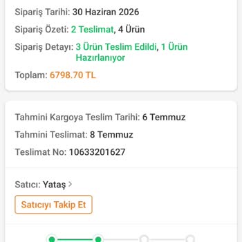 Trendyol Ve Yataş’tan Teslim Edilmemiş Yatak Siparişim İçin Açık Çözüm Talebi
