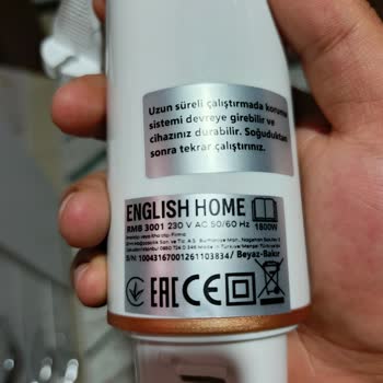 English Home Mutfak Robotunun İlk Kullanımda Kırılan Baş Kısmı İçin Yedek Parça Talebi