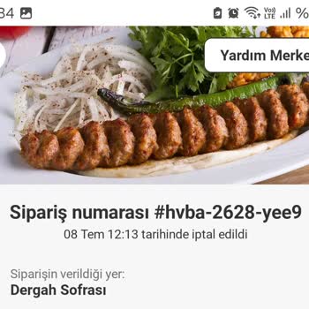 Yemeksepeti'nden Habersiz Sipariş İptali Ve Canlı Destek Eksikliği Mağduriyeti