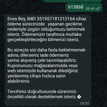 İade Talebimin 37 Gün Aşan Gecikmesi Ve Nakit İade Yerine Alışveriş Çeki Sunulması