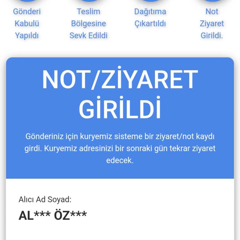 Kargo Teslim Edilmedi, Sistem Yanıltıcı 'Evde Yoktunuz' Notu