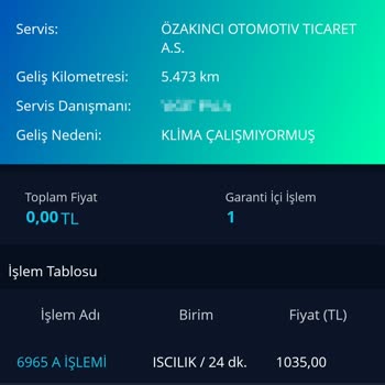Elektrik Çekiş Sistemi Arızası Nedeniyle Hayati Tehlike Ve Araç Değişim Talebim