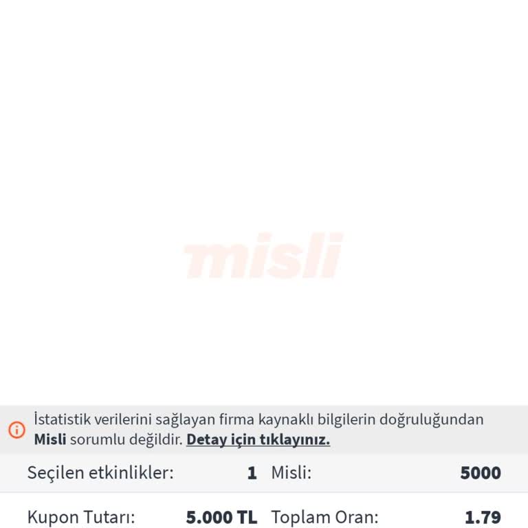 Misli.com’da Top Çalma İstatistiği Hatası Kuponumu Kaybettirdi