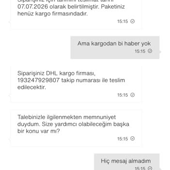 Zara Siparişim Teslim Edilmedi Ve Yanıltıcı Bilgi Verildi