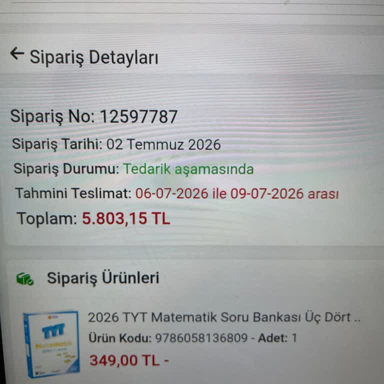 Kitapsec Siparişi Tedarik Aşamasında Kalıyor, Kargo Henüz Gelmedi