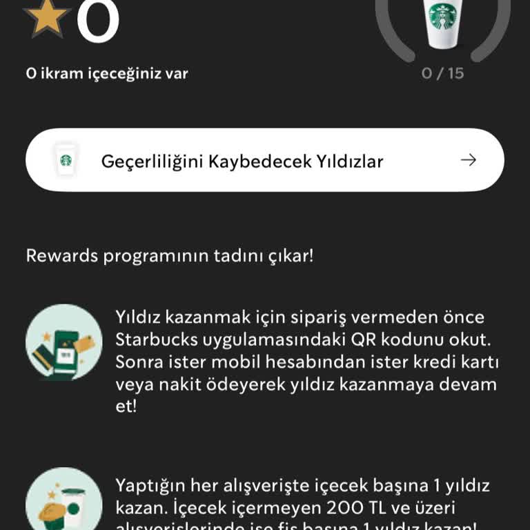 On Banka Ve Starbucks Kampanyasında Yıldızlar Hesaba Tanımlanmadı Ve Destek Ulaşılamıyor
