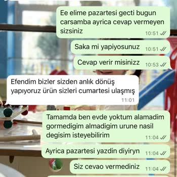 Beden Büyük Gelen Elbisenin Değişimi İletişimsiz Şekilde Reddedildi