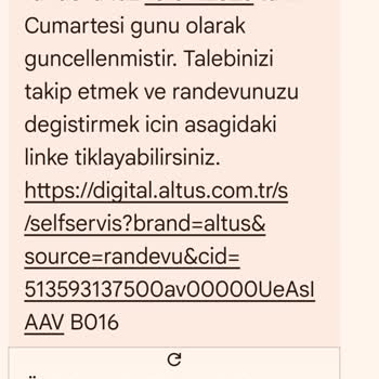 Altus Bulaşık Makinesi Yıkamıyor, Üç Servis Ziyaretine Rağmen Değişim Talebi