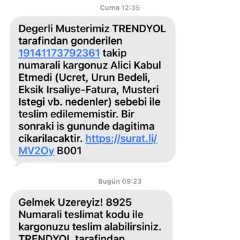 Sürat Kargo Acıbadem Şubesi İkinci Teslimatı Yapmıyor Ve Mağdur Ediyor