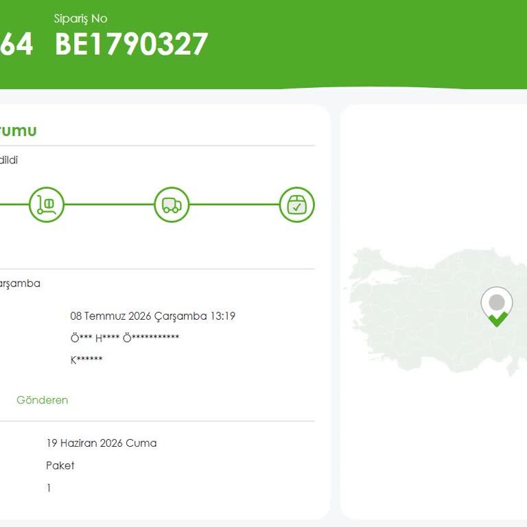 Teslim Edilmemiş Kargo Yanlış Teslim Bildirimi