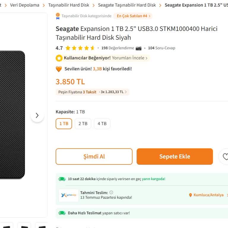 Satıcıya Ulaşılamıyor Ve 53.900 TL Değerindeki Sipariş Kargoya Verilmiyor