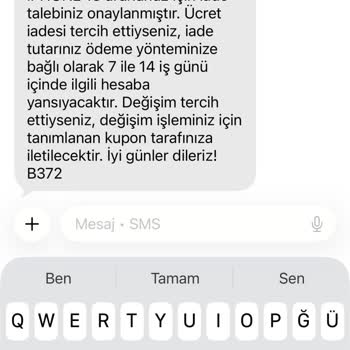 İade Ücretinin Hesaba Yansımaması Ve Kredi Kartı Kesintilerinin Durdurulması
