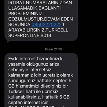 Superonline Fiber Ve TV Plus Hizmetim 7 Gün Kesintide, Çözüm Yok