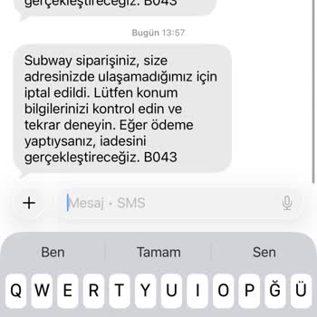 Kurye Tek Arama Sonrası Adreste Yoktu Gerekçesiyle Siparişi İptal Etti