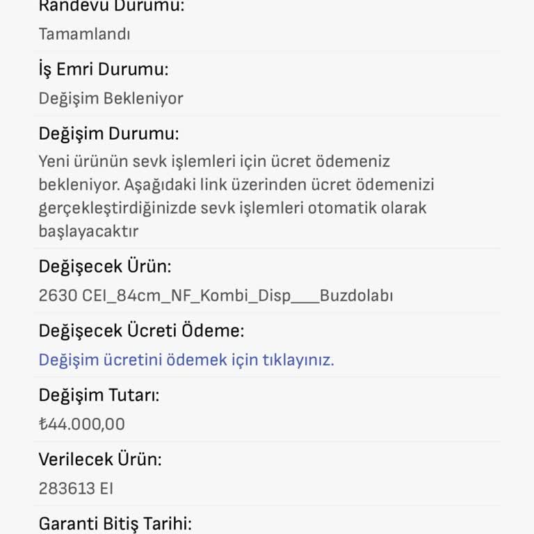 Arçelik Buzdolabım Gaz Kaçağından Soğutmuyor Değişim Ücreti Haksız