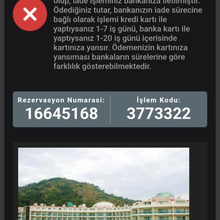 Marmaris’te Otele Varışta Rezervasyon Yok Ve İade Gecikmesi