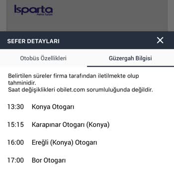 Yanıltıcı Sefer Saatleri Ve Konforsuz Otobüs Nedeniyle Ücret İadesi İstiyorum