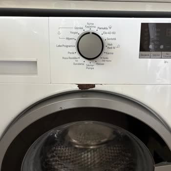 Arçelik Çamaşır Makinesi Kapak Boya Atması Ve Paslanma İçin Garantisiz Ücretsiz Değişim Talebi