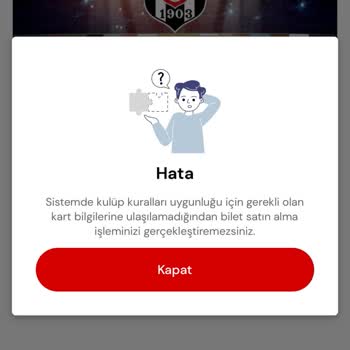 Beşiktaş Kombine Alımında Kart Bilgileri Hatası Ve Acil Çözüm Talebi
