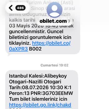 Obilet Son Dakika Sefer İptali Sonucu Yaşanan Mağduriyet Ve Tam İade Talebi