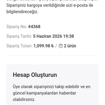 Öykü Wear'den İade Gecikmesi Ve İletişim Sorunu