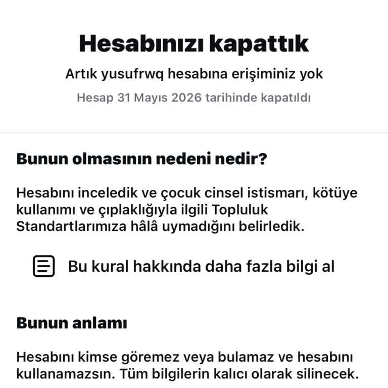 Instagram Hesabım Haksız Kapatıldı Ve Duygusal Anılarım Kayboldu