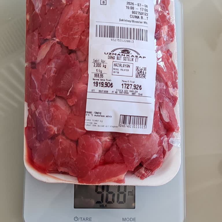 Ödediğim Etin 980 Gramı Geldi, Sürekli Eksik Gönderim Ve Kayıt Sorunu