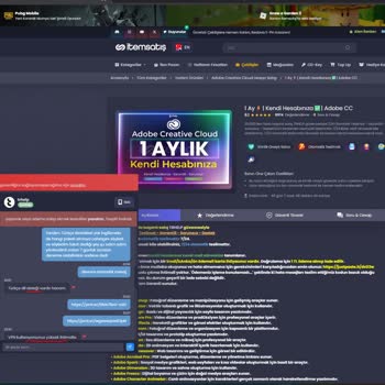 Adobe Cloud Pro Üyeliği Aktif Edilmedi, Satıcı Ve Itemsatis Çözüm Sunmadı