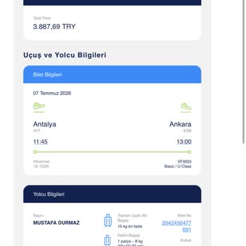 Uçuş Saati Değişikliği Nedeniyle Kaçırılan Aktarma Ve Ek Bilet Masrafı