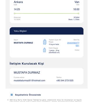 Uçuş Saati Değişikliği Nedeniyle Kaçırılan Aktarma Ve Ek Bilet Masrafı