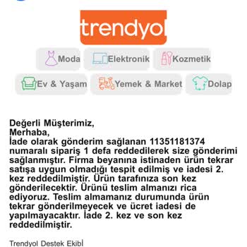 Satıcı Asılsız İade Reddi Ve Hijyen Gerekçesiyle Tehdit Ediyor