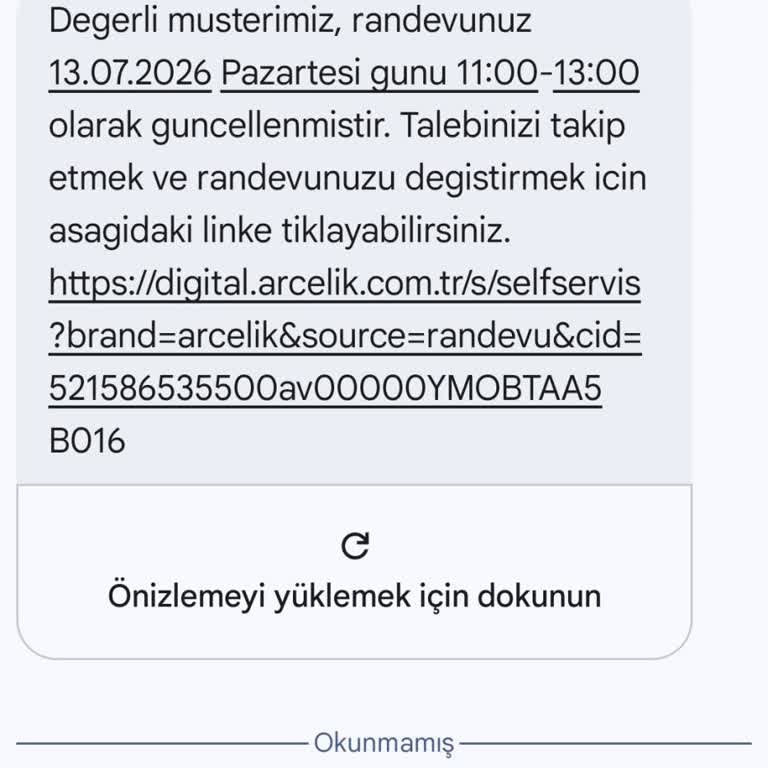 Arçelik Buzdolabı Servisinde Parça Gecikmesi Ve Randevu Sorunları