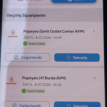 Yanlış Restoran Siparişinin İptali Ve 340 TL İadesi Talebi