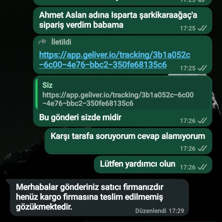 Sipariş Numarası Verilmemesi Ve Teslim Edilmemiş Kargo Nedeniyle İade Talebi
