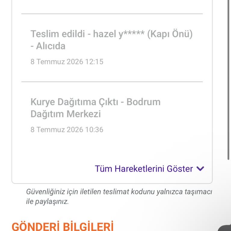 Hepsijet Kargo Yanlış Adrese Teslim Edildi Bodrum Peksimet Mahallesi'nde Çözüm Bekleniyor