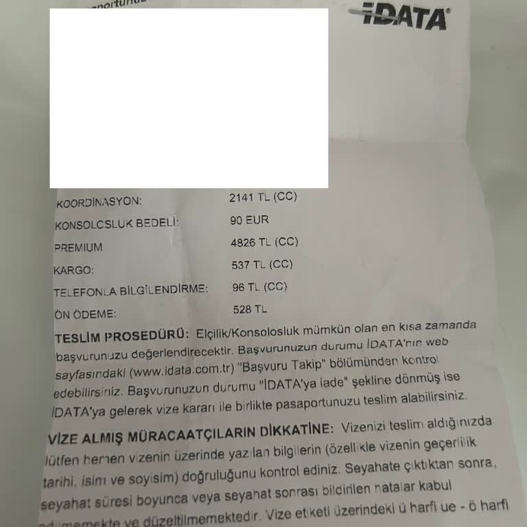 Randevu Erteleme Ücretinde Şeffaf Olmayan Premium Ücretine Dair Açıklama Talebi