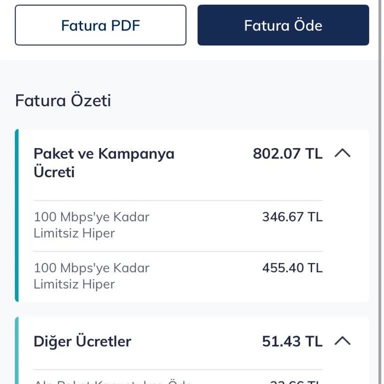 Aynı İnternet Paketi İçin Çift Ücretlendirme Ve Haksız Fatura Yüklemesi