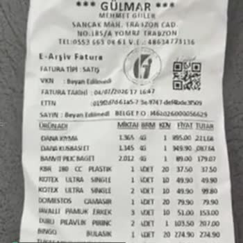 Trabzon Gülmar Market Ette Farklı Tat