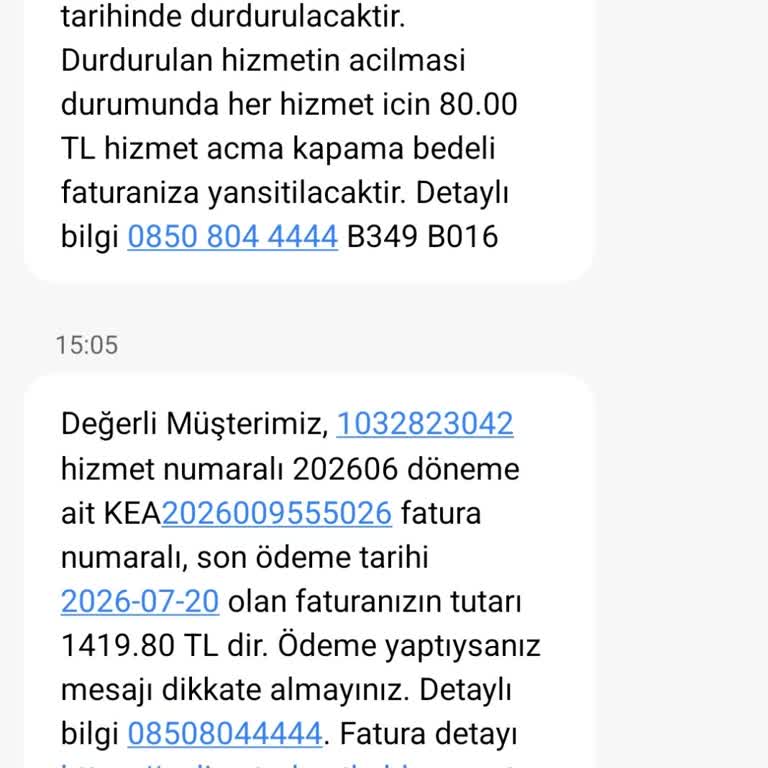 İptal Talebime Rağmen Haksız 1.419 TL Fatura Ve Teklif Edilen İndirim