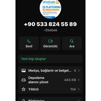 EbeBek İsmini Kullanan Sahte İş İlanı Ve Kimlik Bilgileri İstismarı