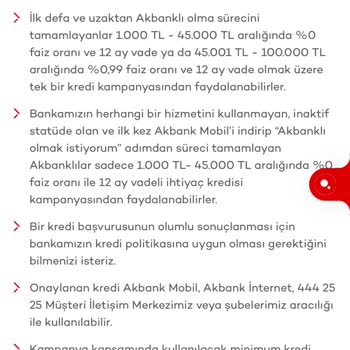 Akbank’ın 0,99% Kampanyası Uygulanmadı Ve Yanıltıcı Bilgilendirme