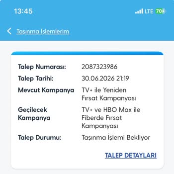 Fiber Nakli Tamamlanmadı Ve Müşteri Hizmeti Yanıt Vermiyor