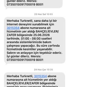 TurkNet Sabit İnternet Kesintileri Ve Müşteri Hizmetlerine Ulaşılamaması