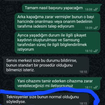 Yetkili Serviste Batarya Değişimi Sonrası Kapak Hasarı Ve Boya Atması Kabul Edilemez