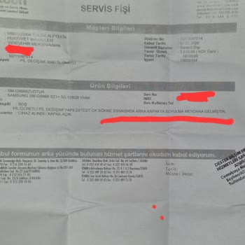 Yetkili Serviste Batarya Değişimi Sonrası Kapak Hasarı Ve Boya Atması Kabul Edilemez