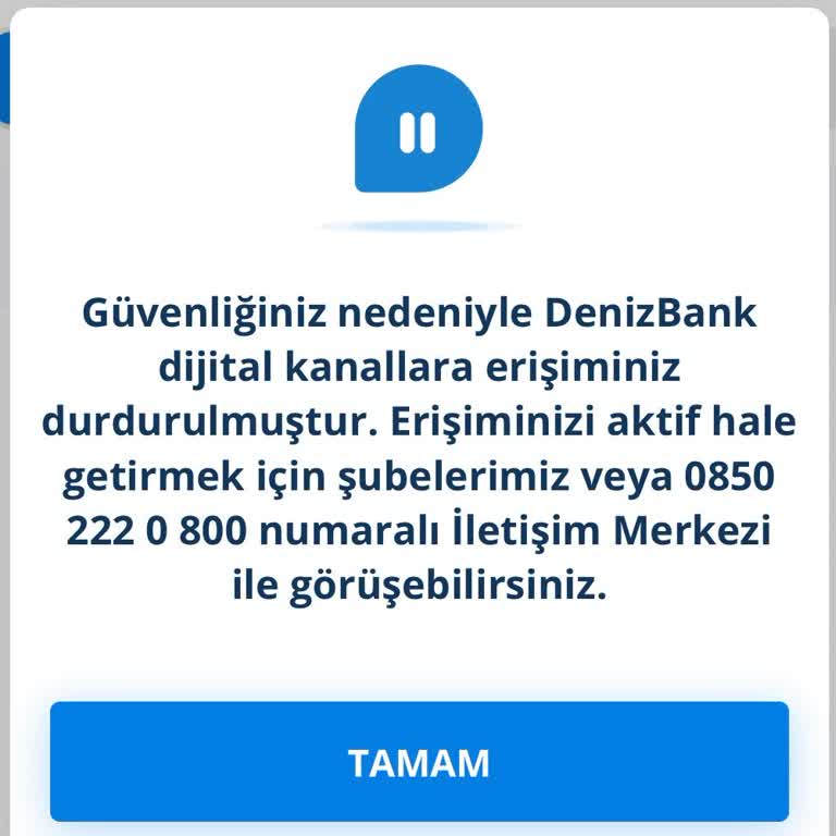 Denizbank Hesap Kısıtlaması Ve Müşteri Hizmetlerinden Saygısız Yaklaşım