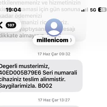 Teslim Edilen Cihazlar İçin Haksız 2.500 TL Eksik Cihaz Ücreti Talebi