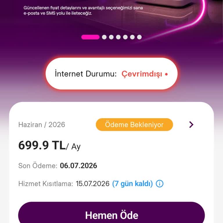 TurkNet Hizmet Kesintisi Ve Haksız Fatura Şikayeti