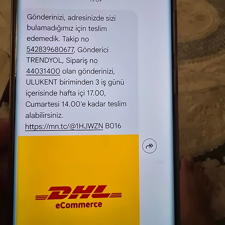 DHL Kargo Yanıltıcı Mesajla Şubeden Teslim Alınmasını Zorunlu Kılıyor